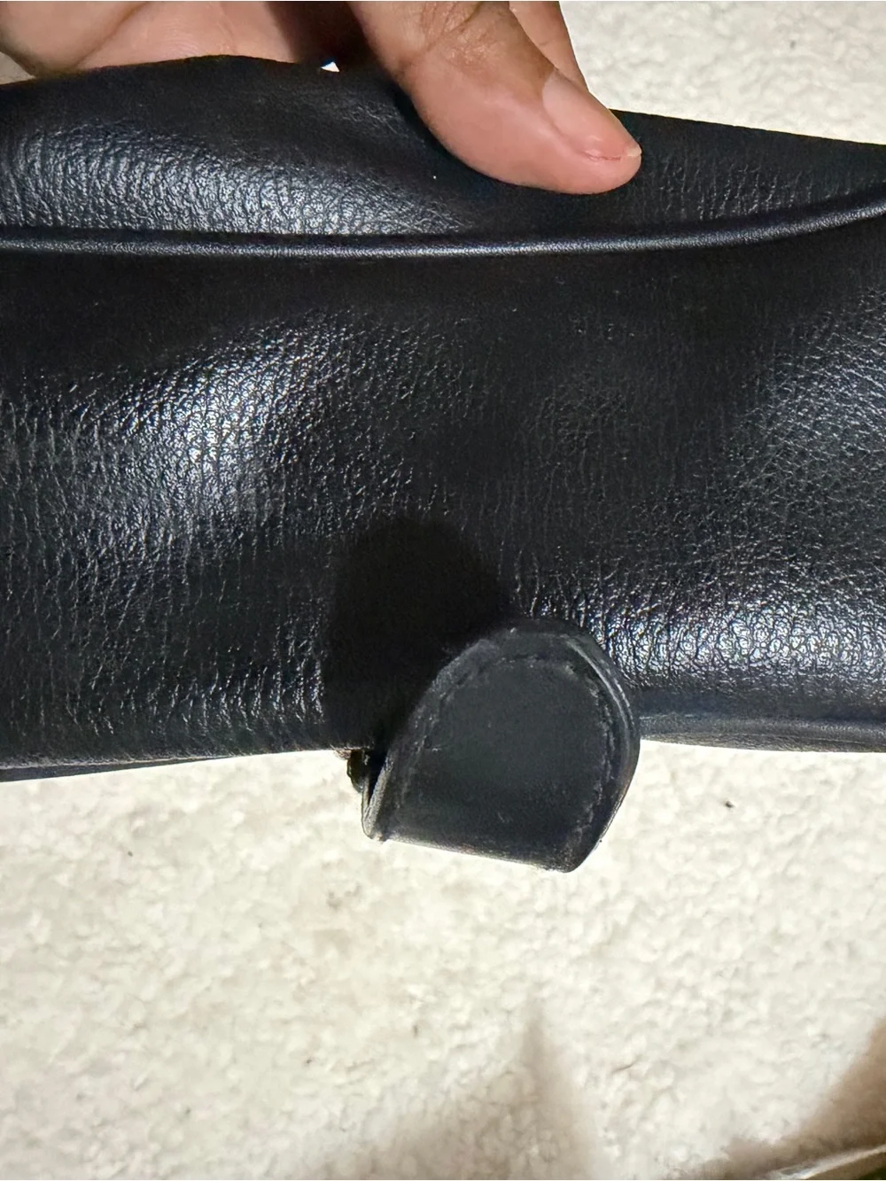 Esprit Black Leather Men's Shoulder Bag